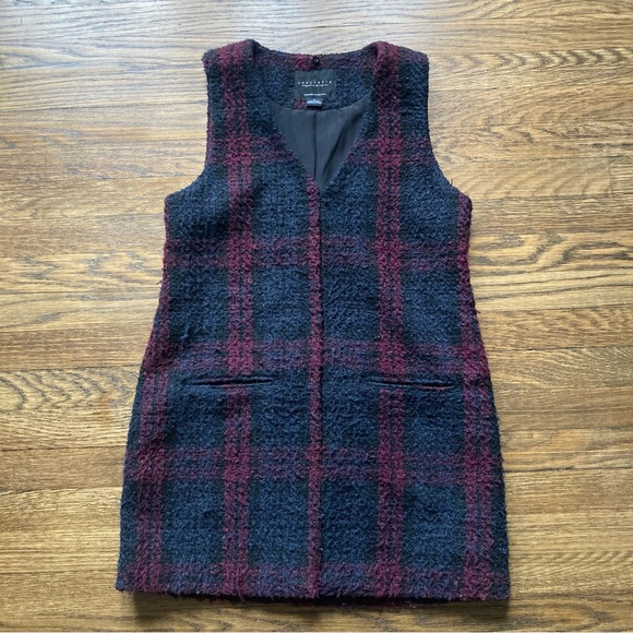 Anthropologie Sanctuary Vest with Removable Faux Fur Collar, Size Small - Picture 9 of 9